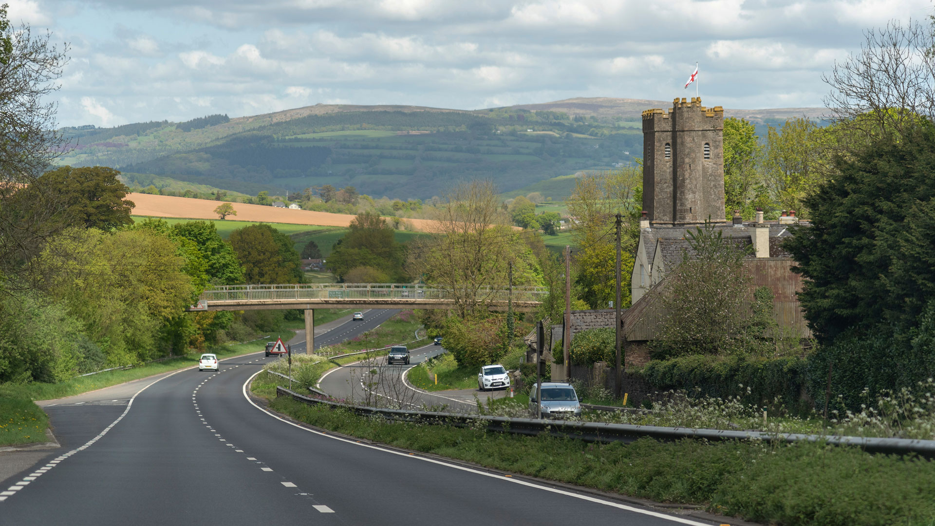 The A38 in Devon