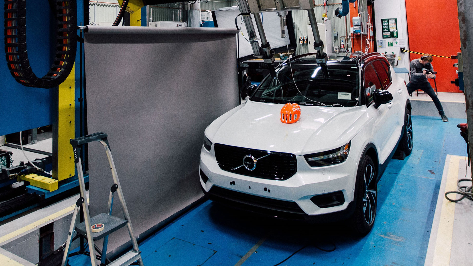 Volvo testing helmets for cyclist safety