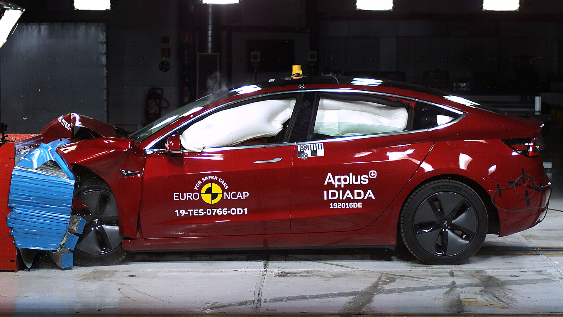 Tesla Model 3 Euro NCAP test