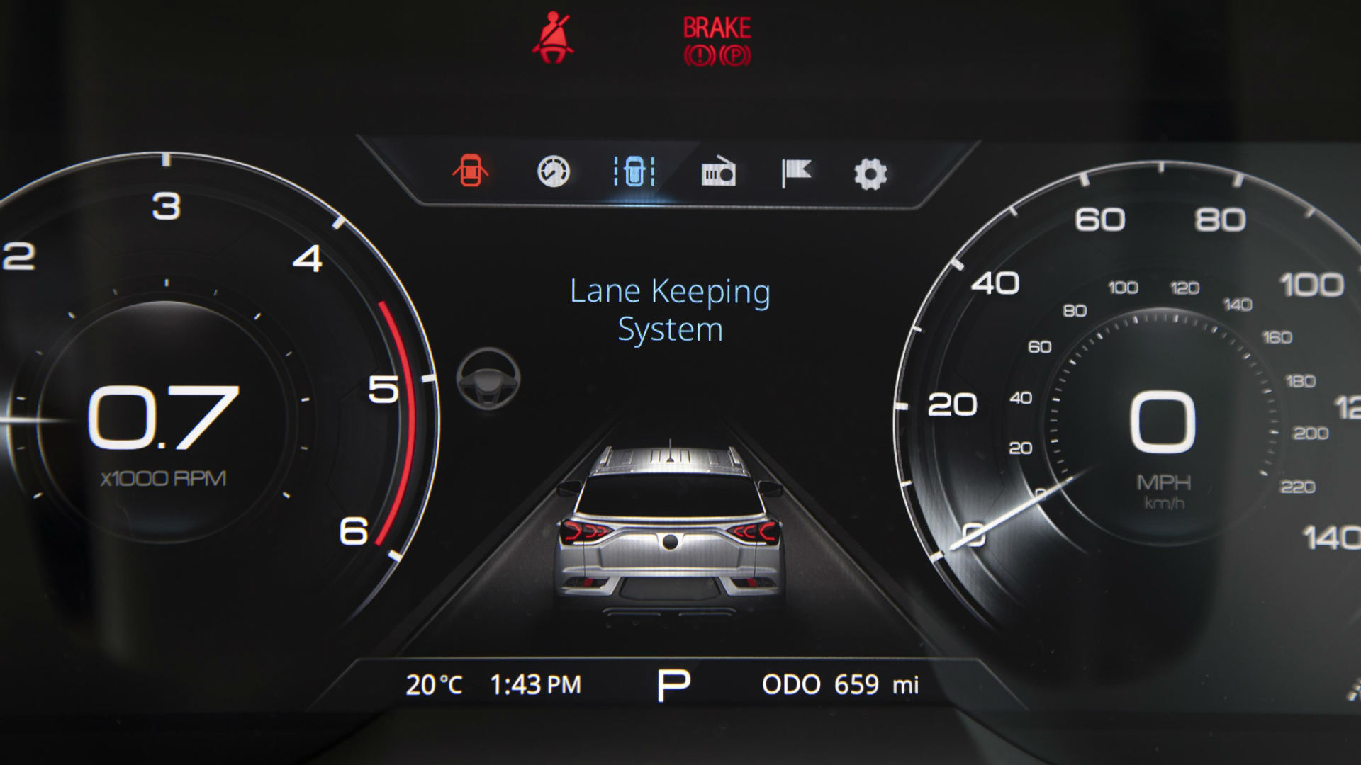 New SsangYong Korando instrument cluster