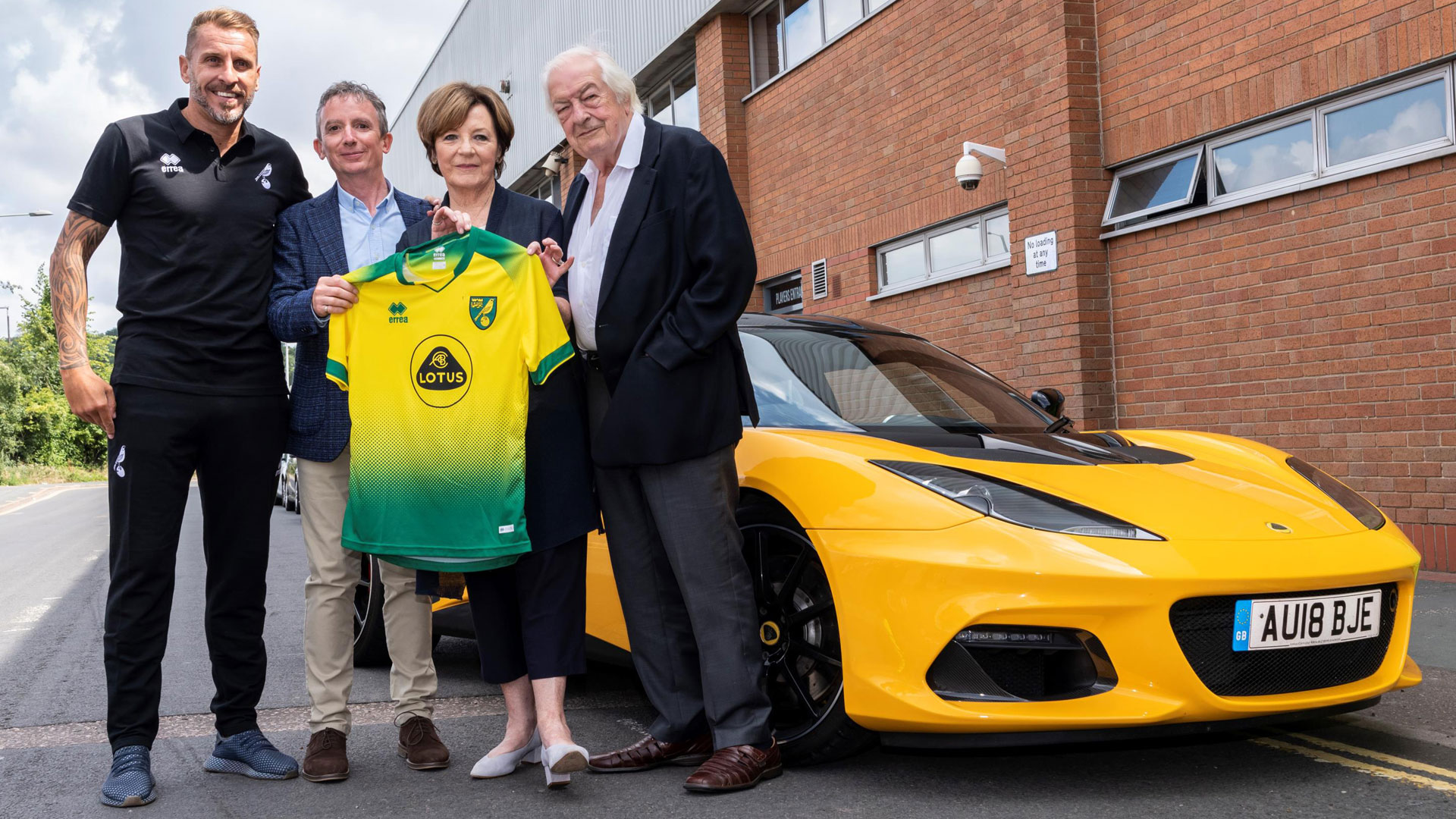 Norwich City sign Lotus Cars on Deadline Day