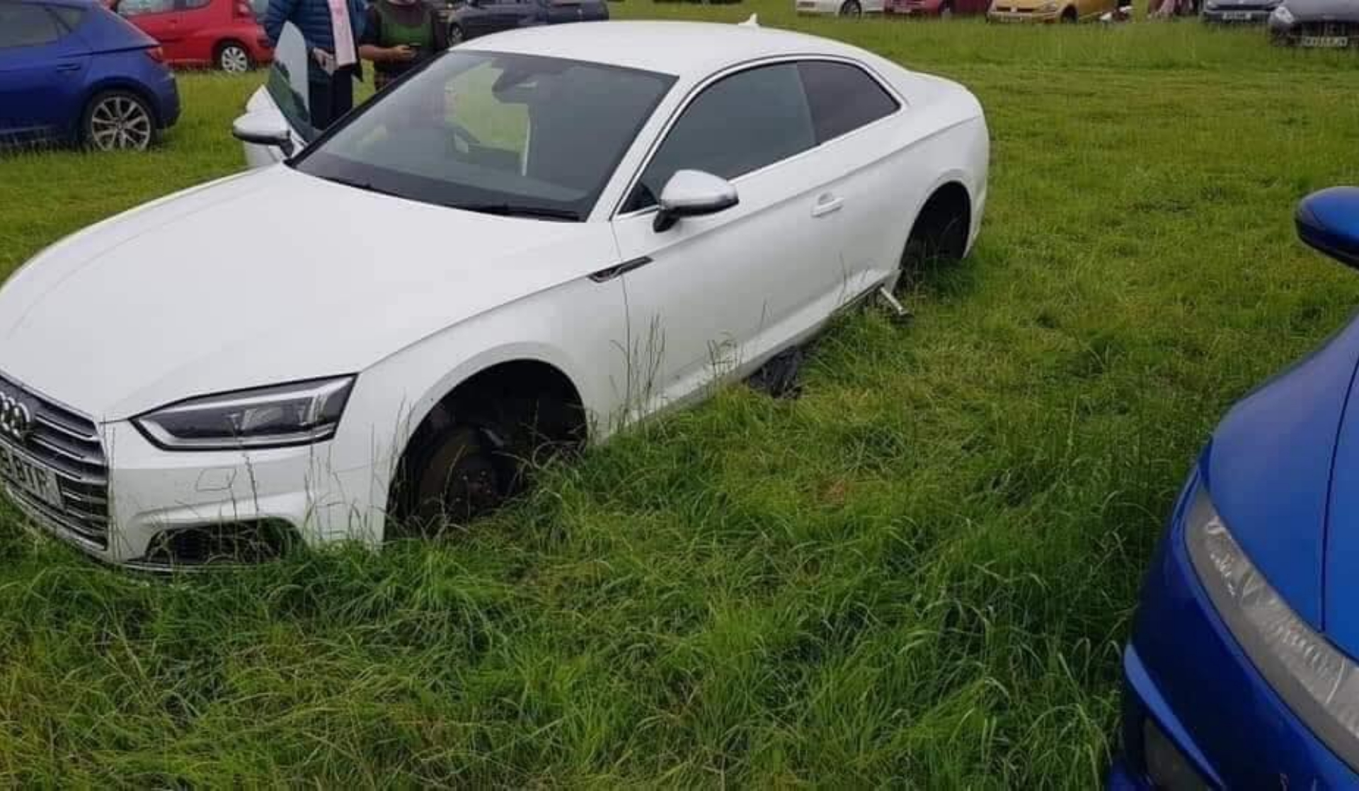 Cars stripped in Creamfields festival parking