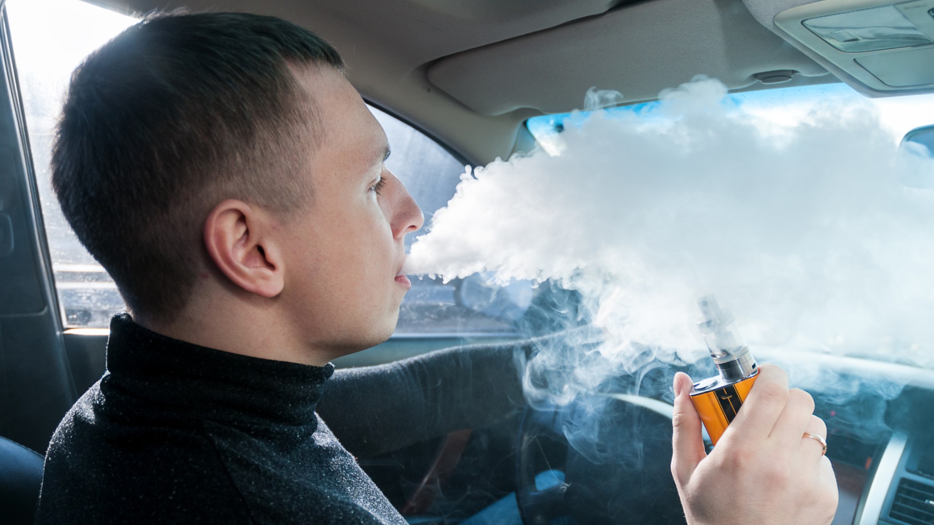 Vaping while driving