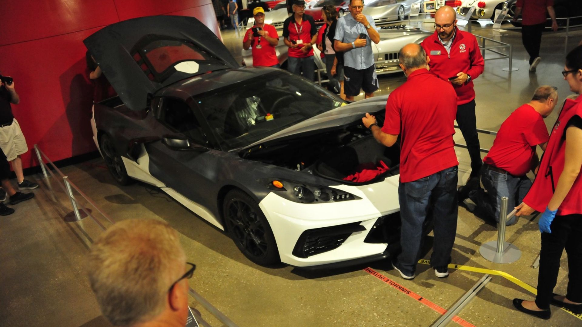 New C8 Corvette at the Corvette Museum