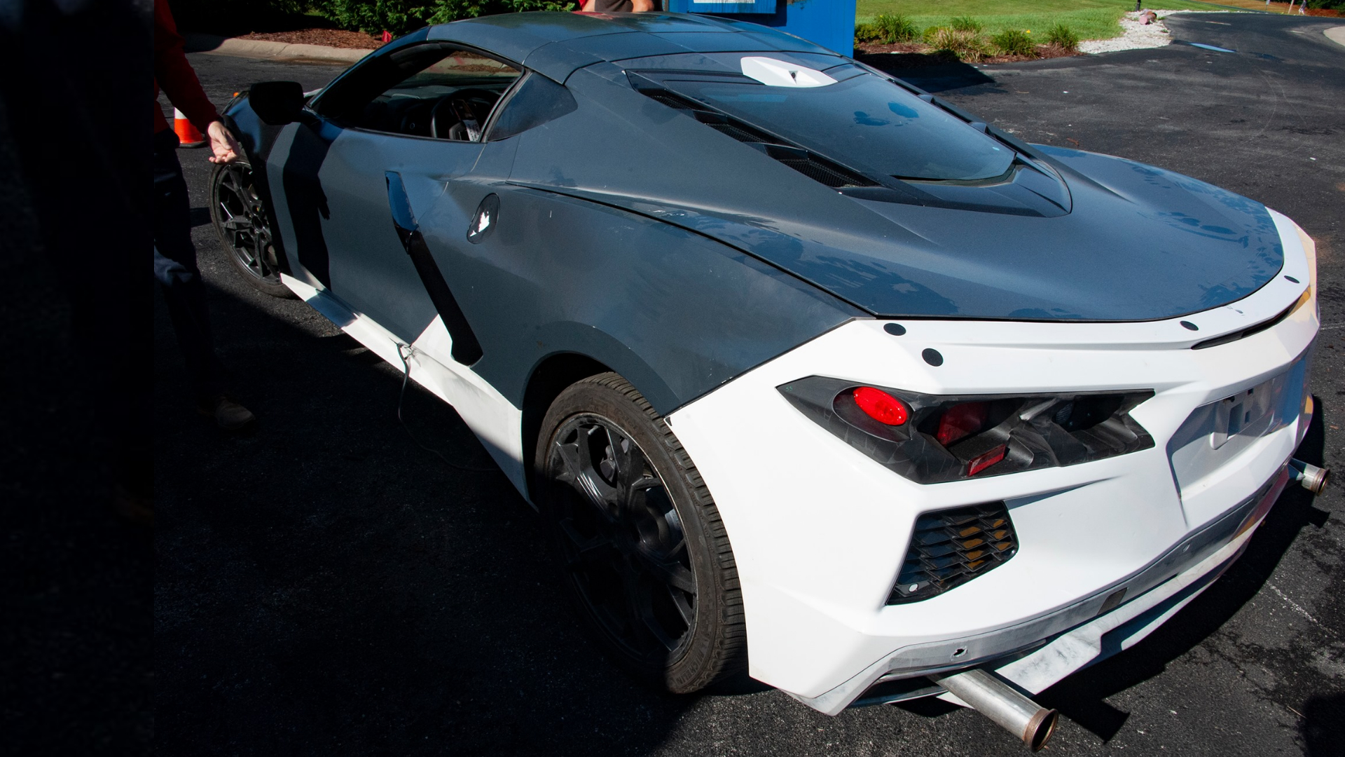 New C8 Corvette at the Corvette Museum