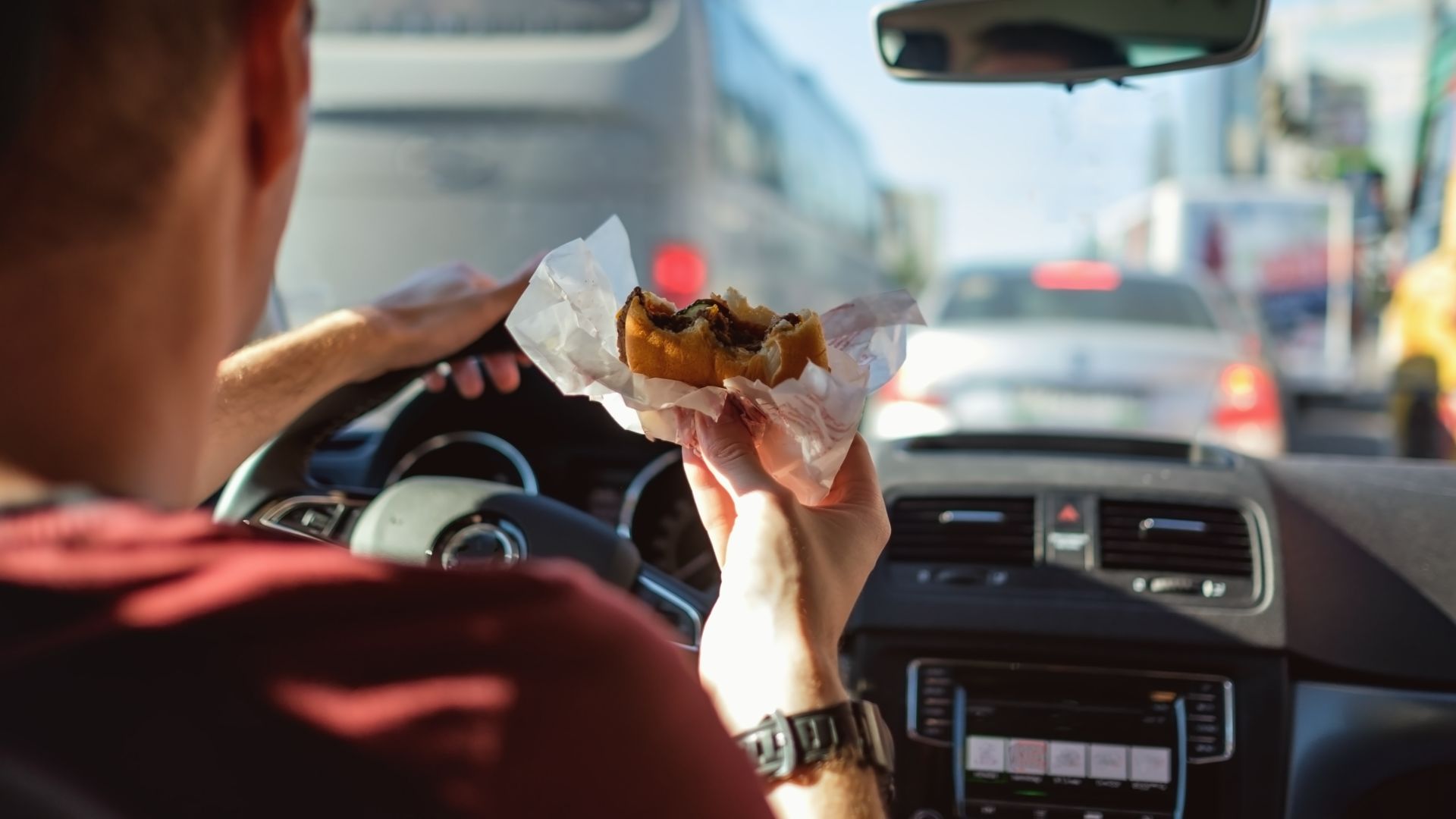 Distracted behind the wheel