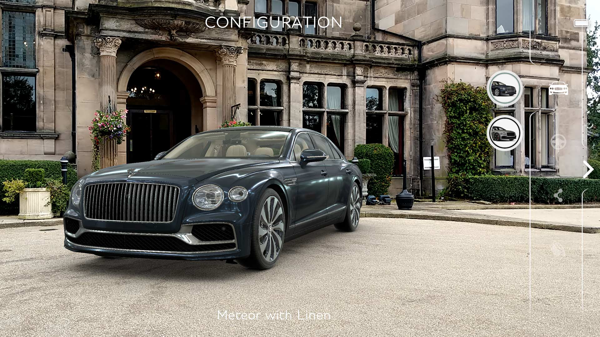 Bentley Flying Spur AR App