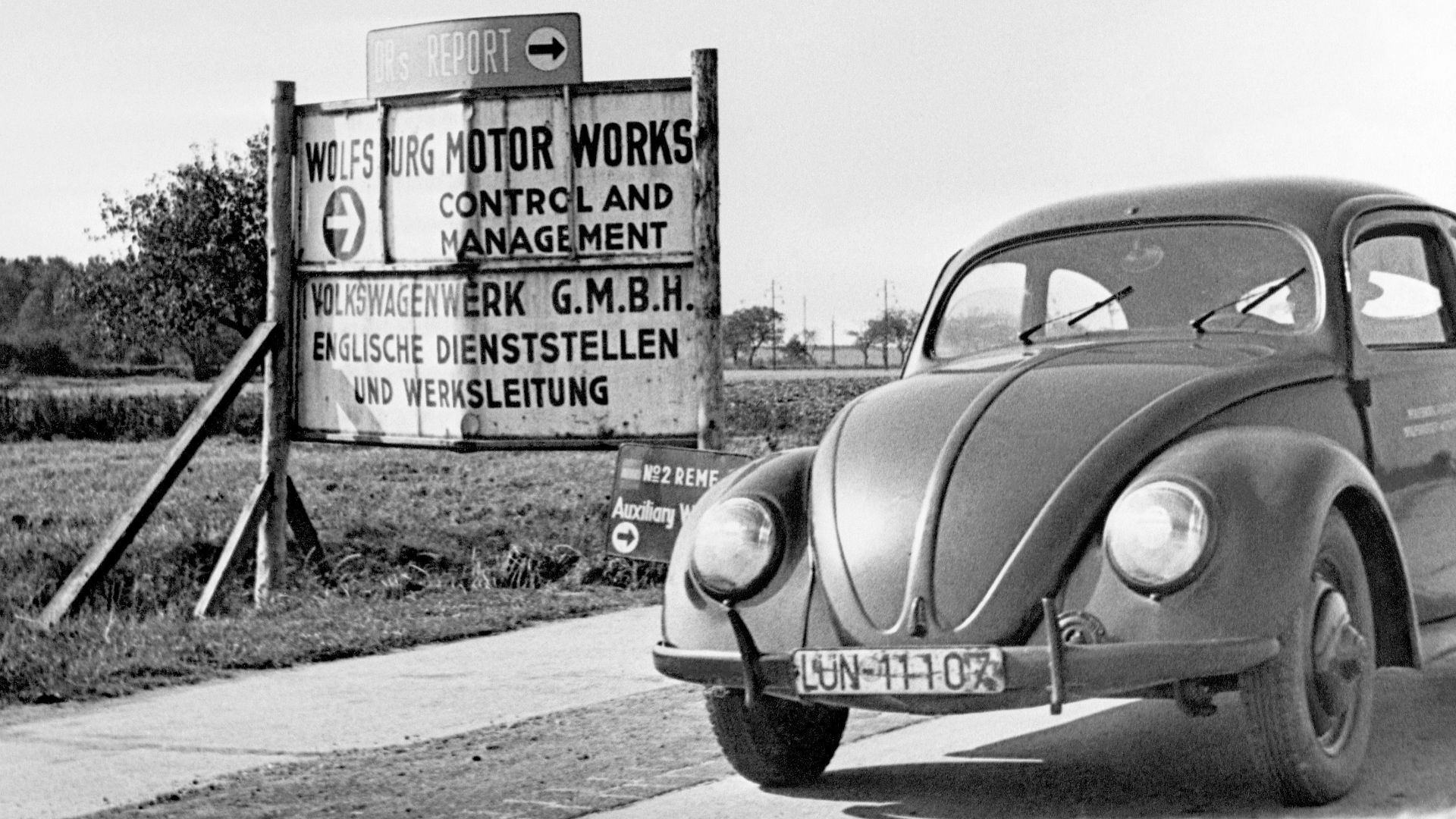 Volkswagen handover to Germany 70 years ago