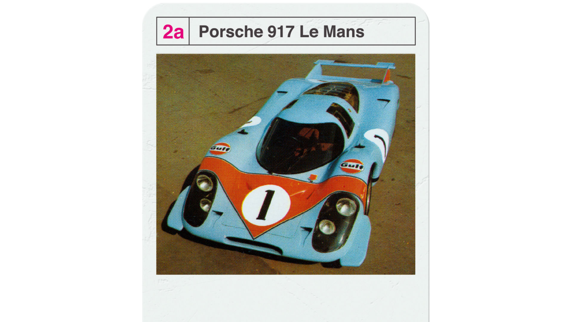 Porsche 917 Top Trumps