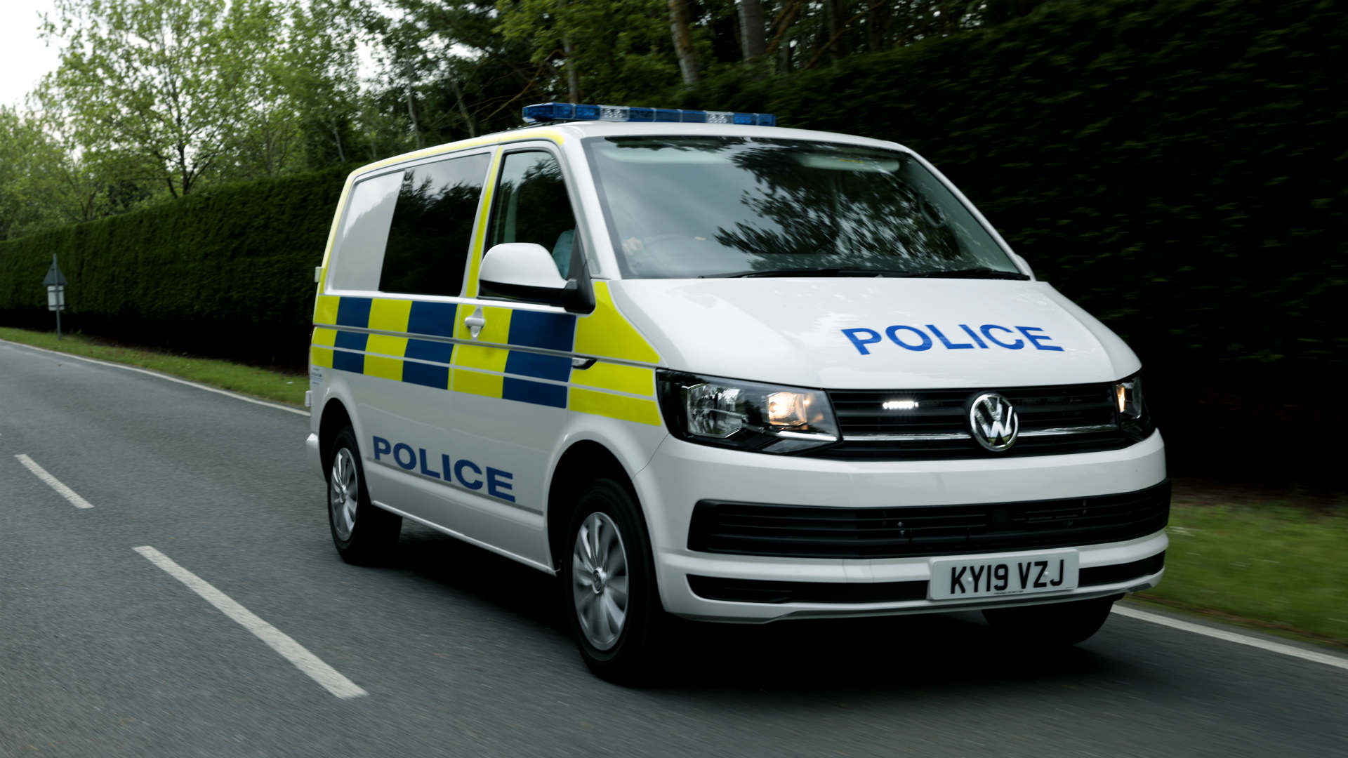 Volkswagen police van