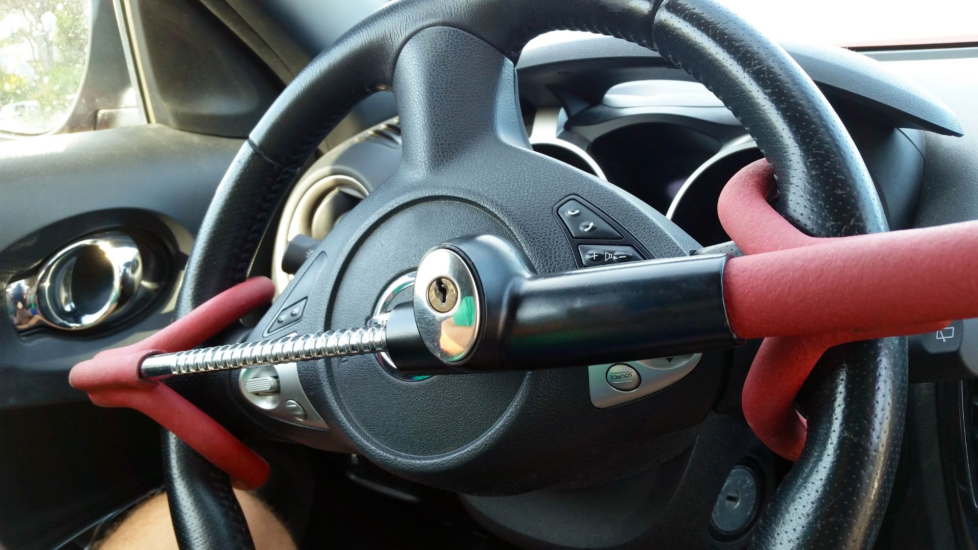 Steering lock sales double