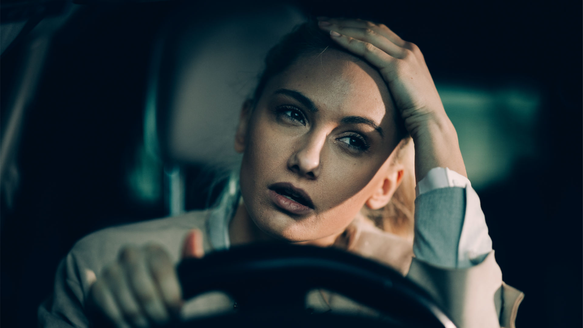 British drivers stuck in traffic