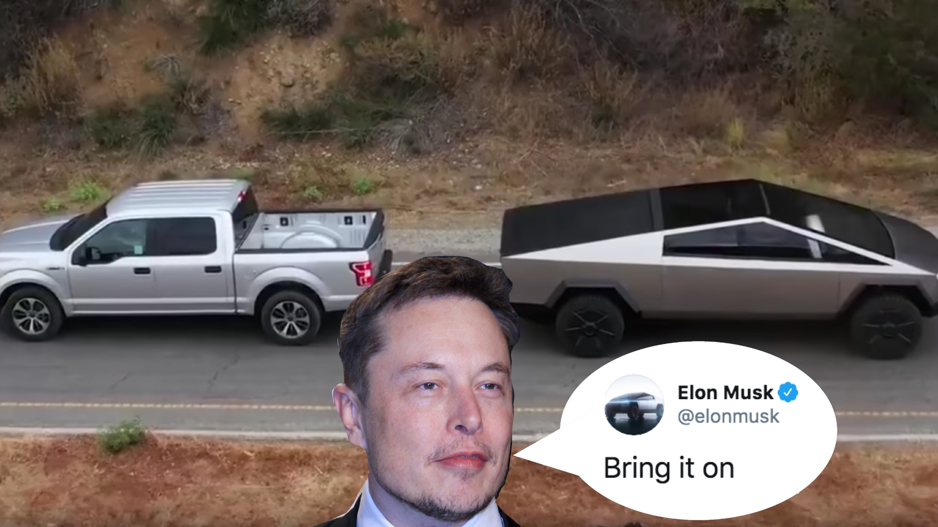 Ford v Tesla Elon Musk challenge