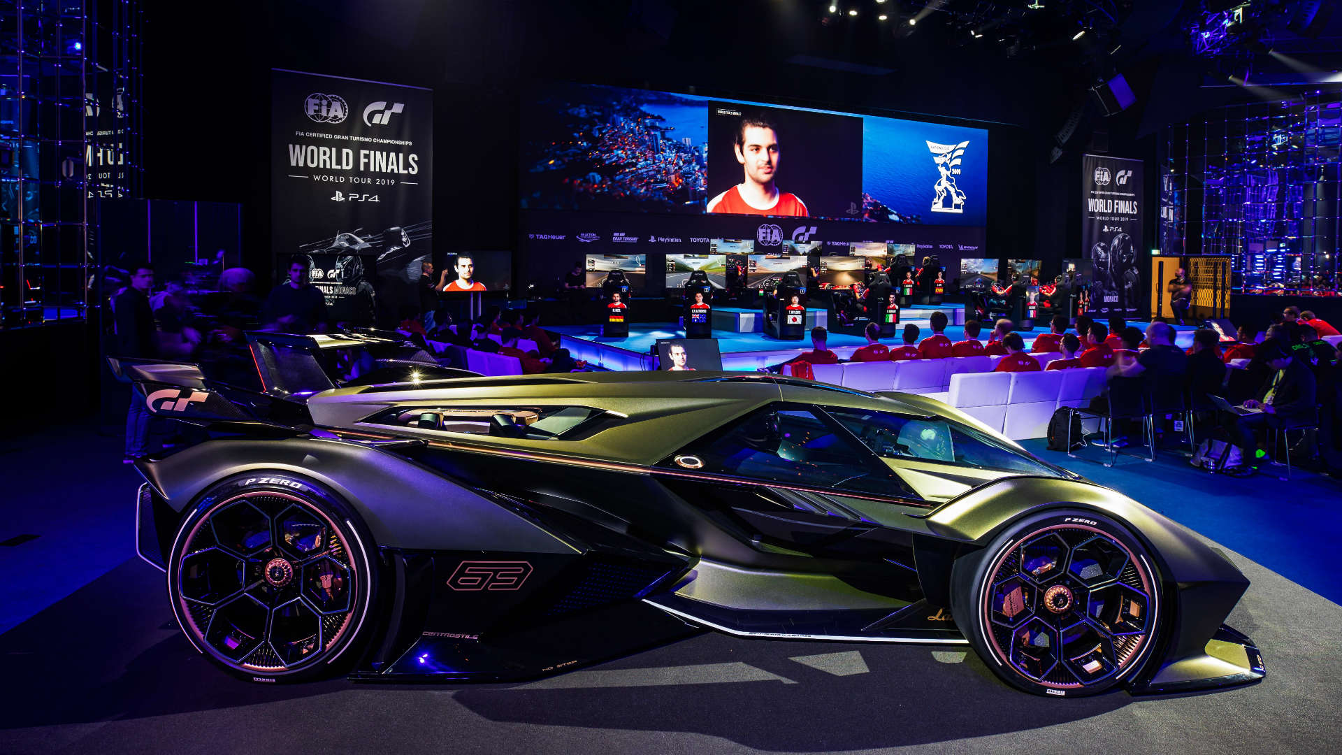 Lamborghini Lambo V12 Vision Gran Turismo launch