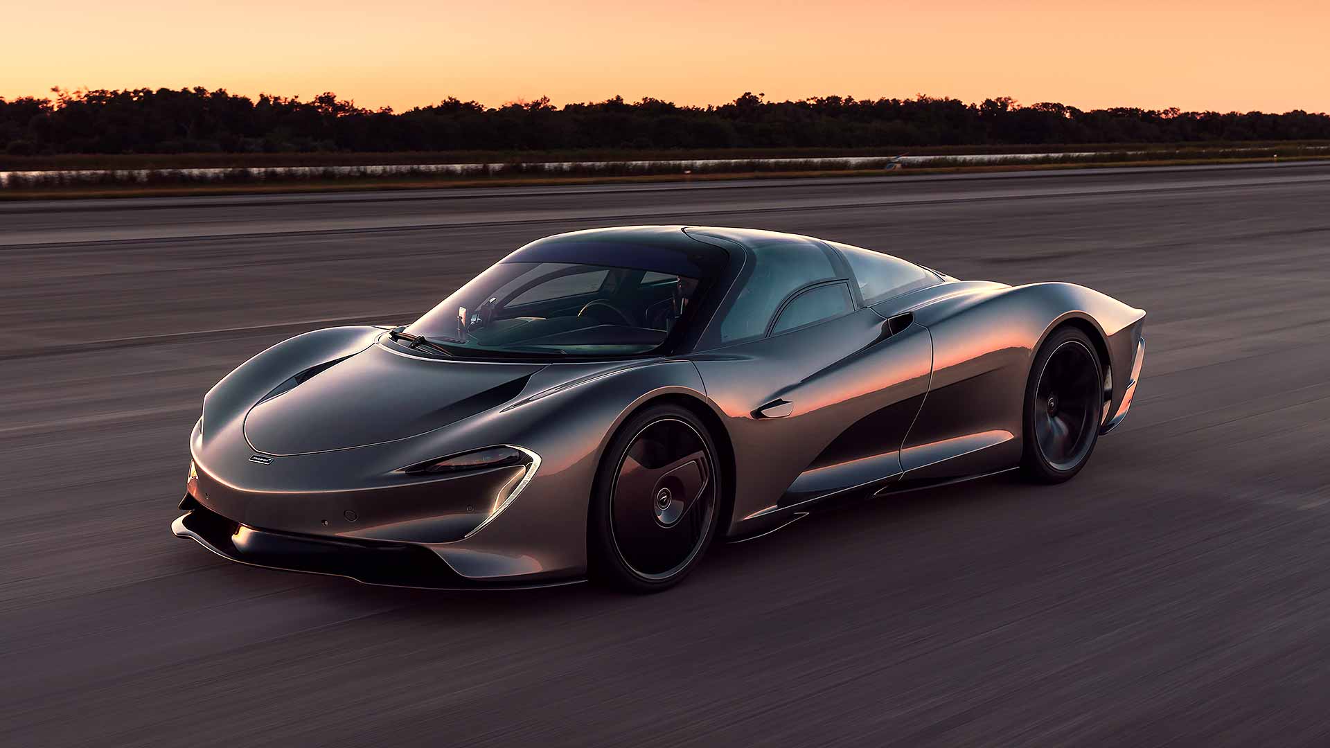 McLaren Speedtail during high-speed testing