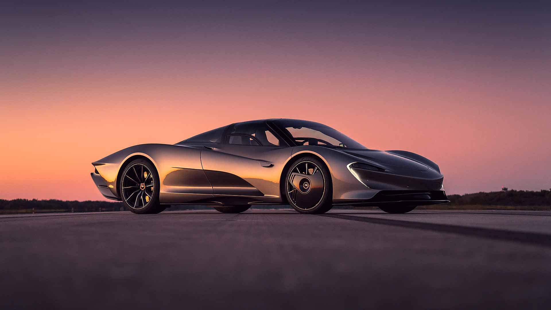 McLaren Speedtail during high-speed testing