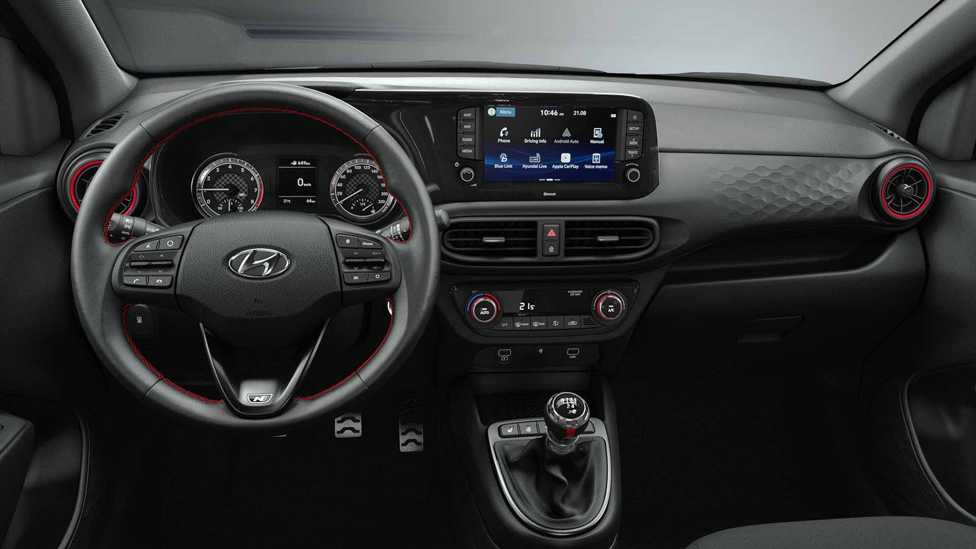 2020 Hyundai i10 interior