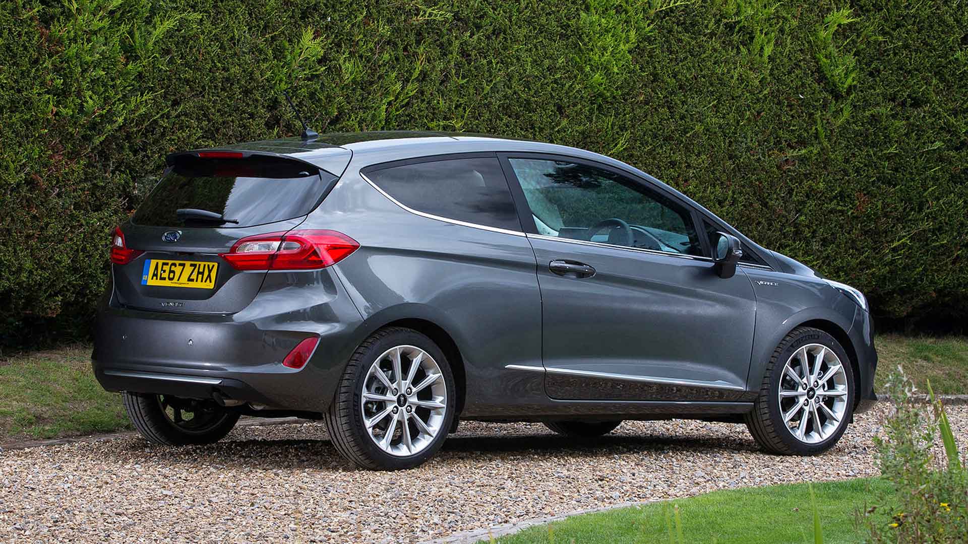 Grey Ford Fiesta Vignale