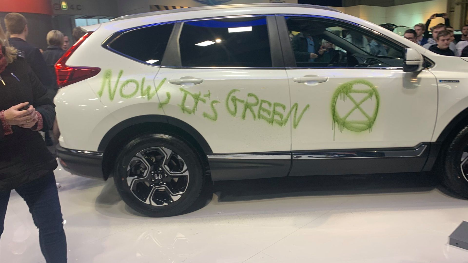 Extinction Rebellion Brussels Motor Show