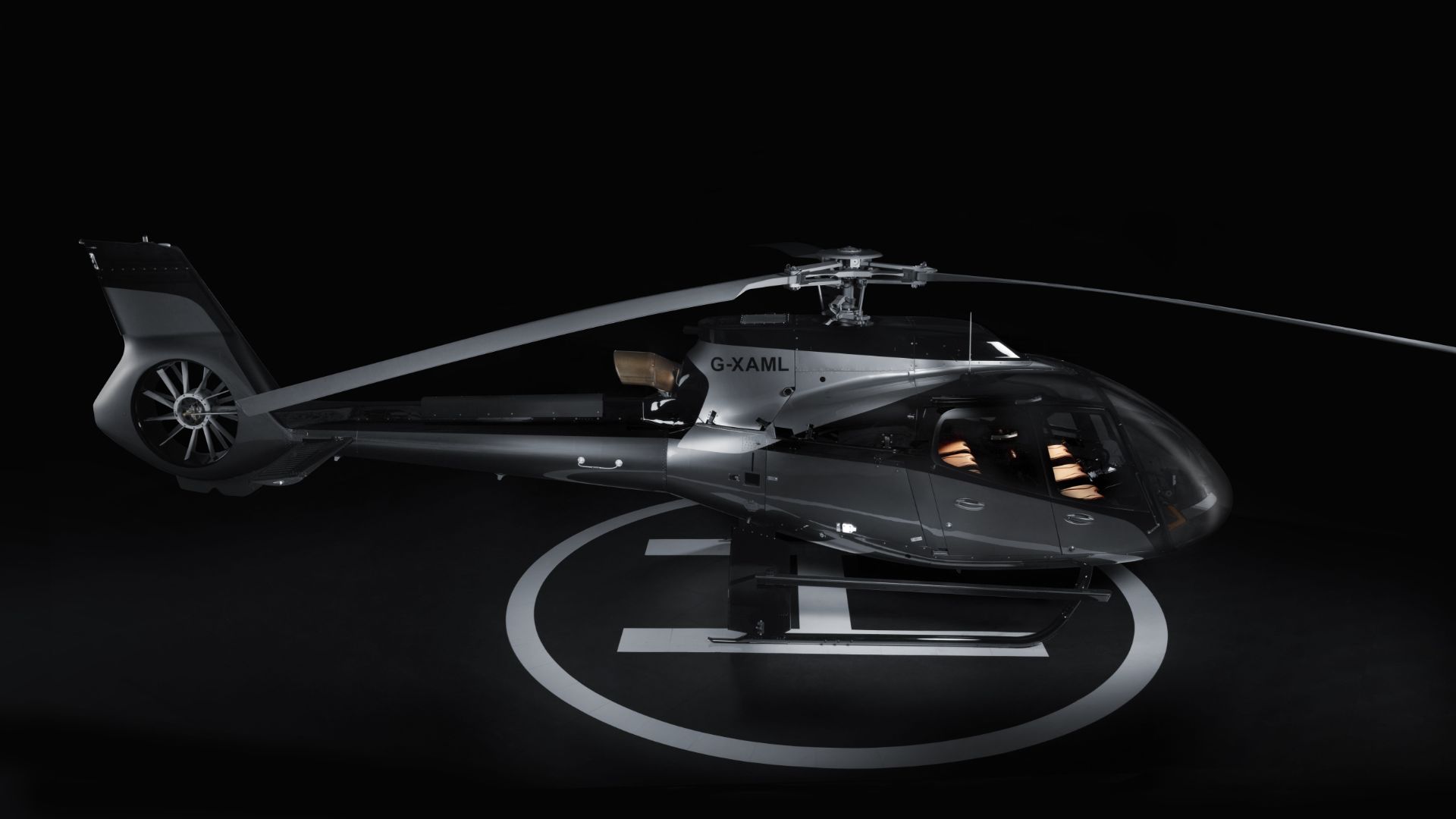 Aston Martin Airbus helicopter