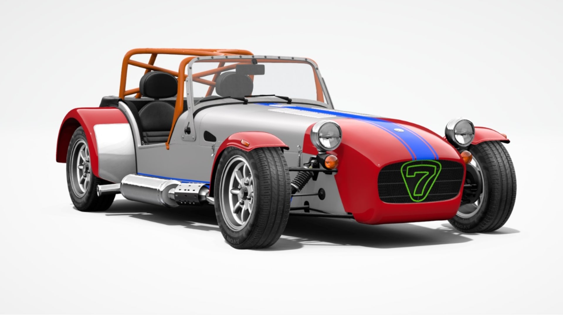 Caterham Seven configurator in 4K