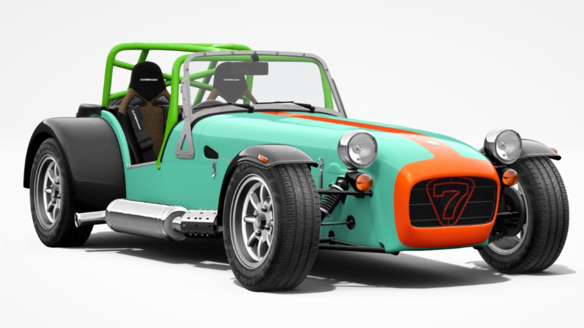 Caterham Seven configurator in 4K