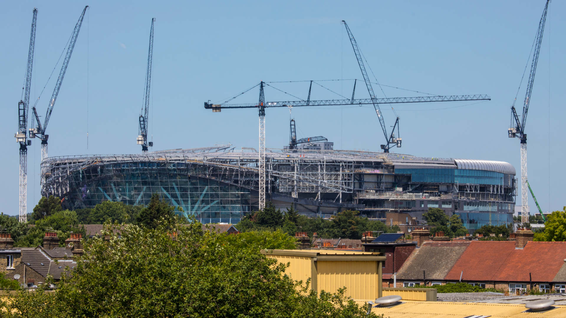 Tottenham Hotspur Stadium construction