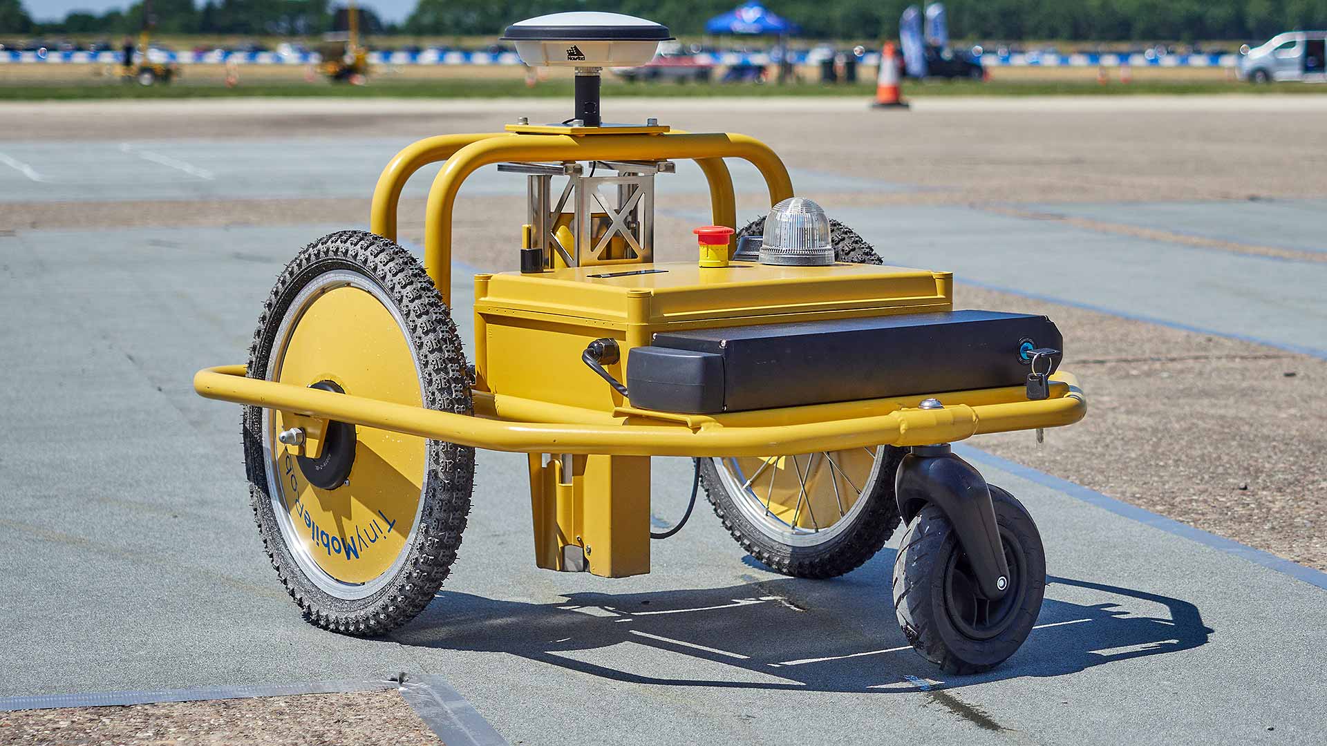 Highways England line-marking robot