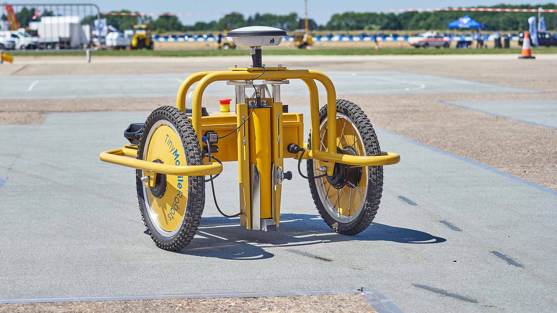 Highways England line-marking robot