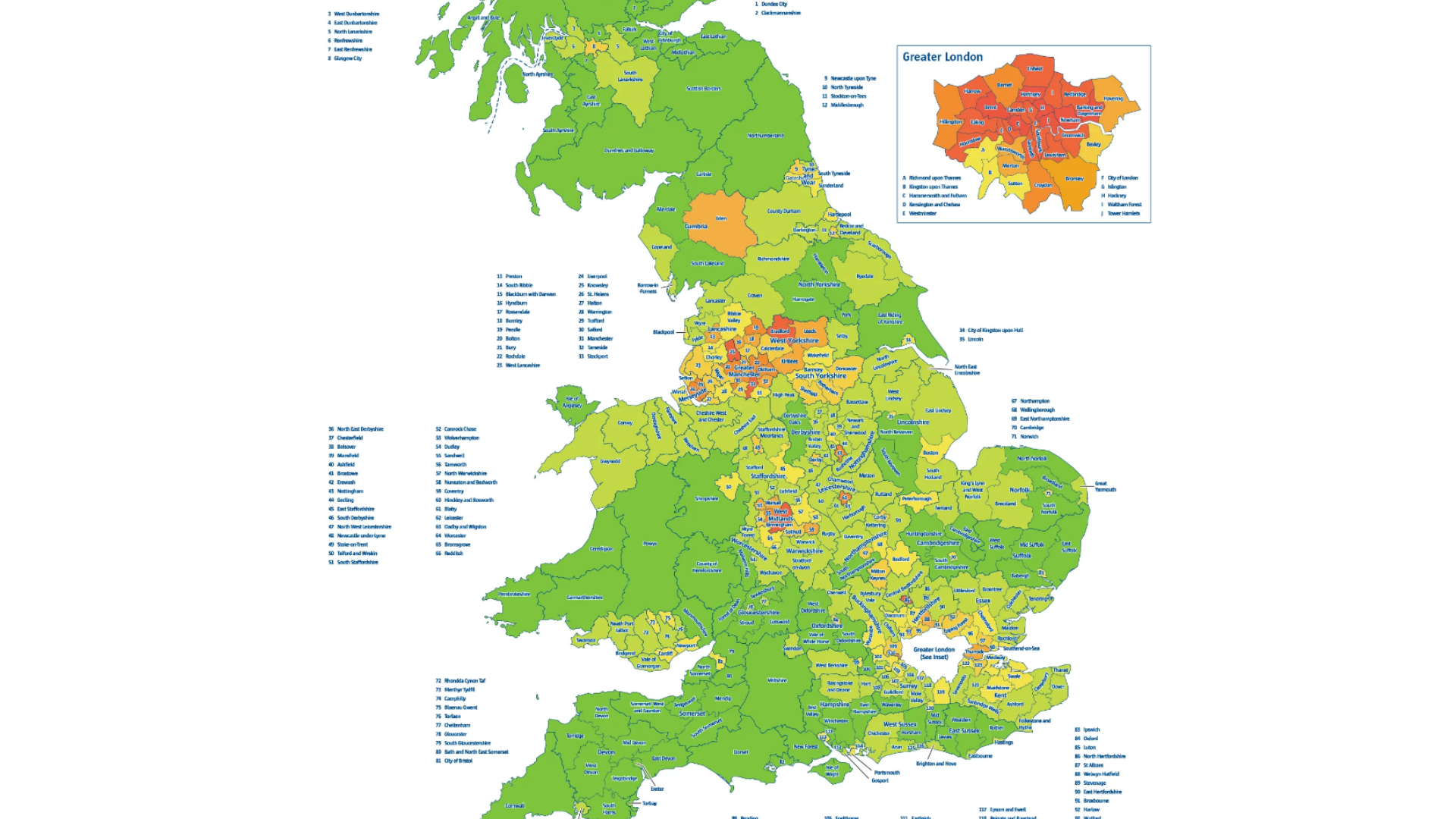 Where in the UK cheapest car insurance