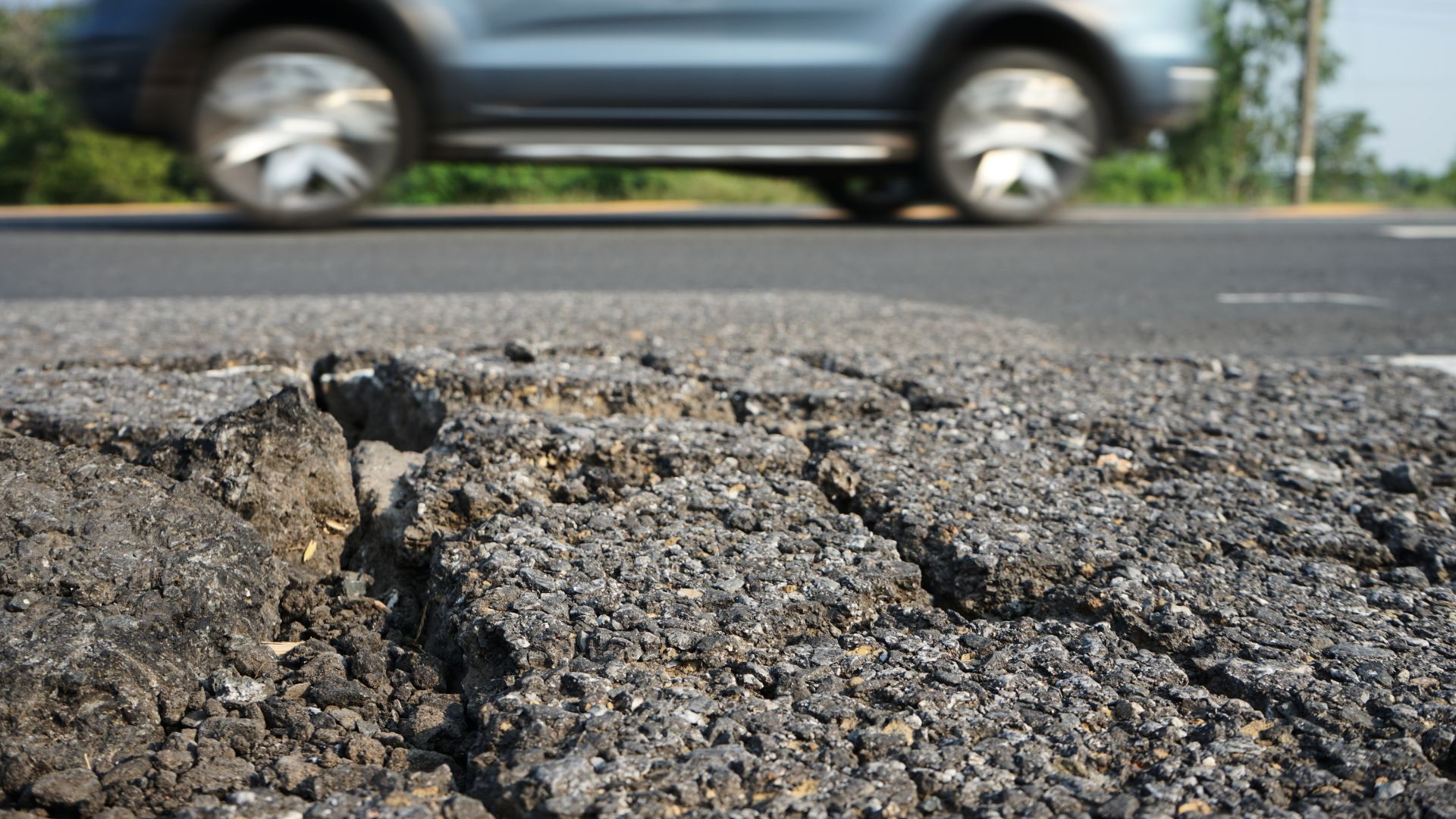 Potholes are the most annoying thing on the road