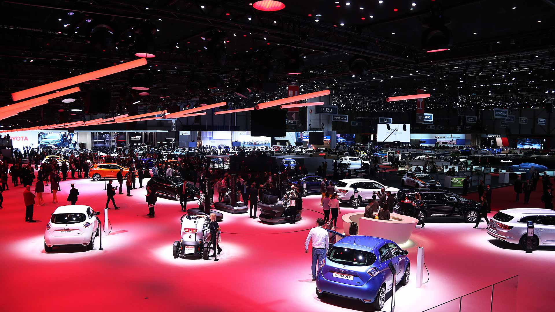 Geneva Motor Show crowds