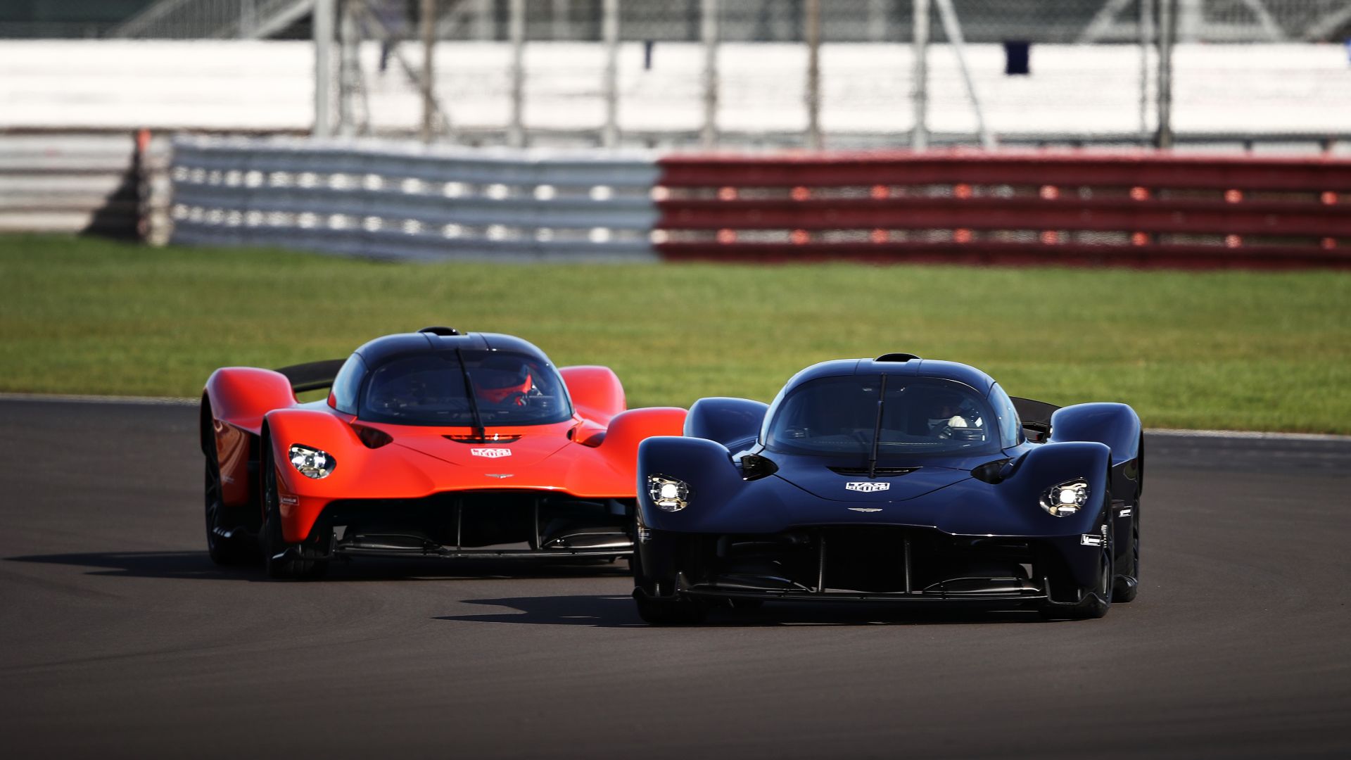 Aston Martin Valkyrie prototypes tested by F1 drivers at Silverstone