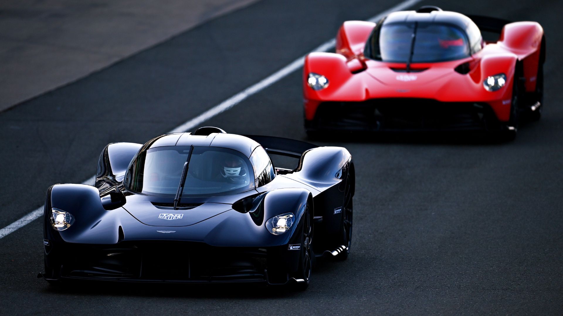 Aston Martin Valkyrie prototypes tested by F1 drivers at Silverstone