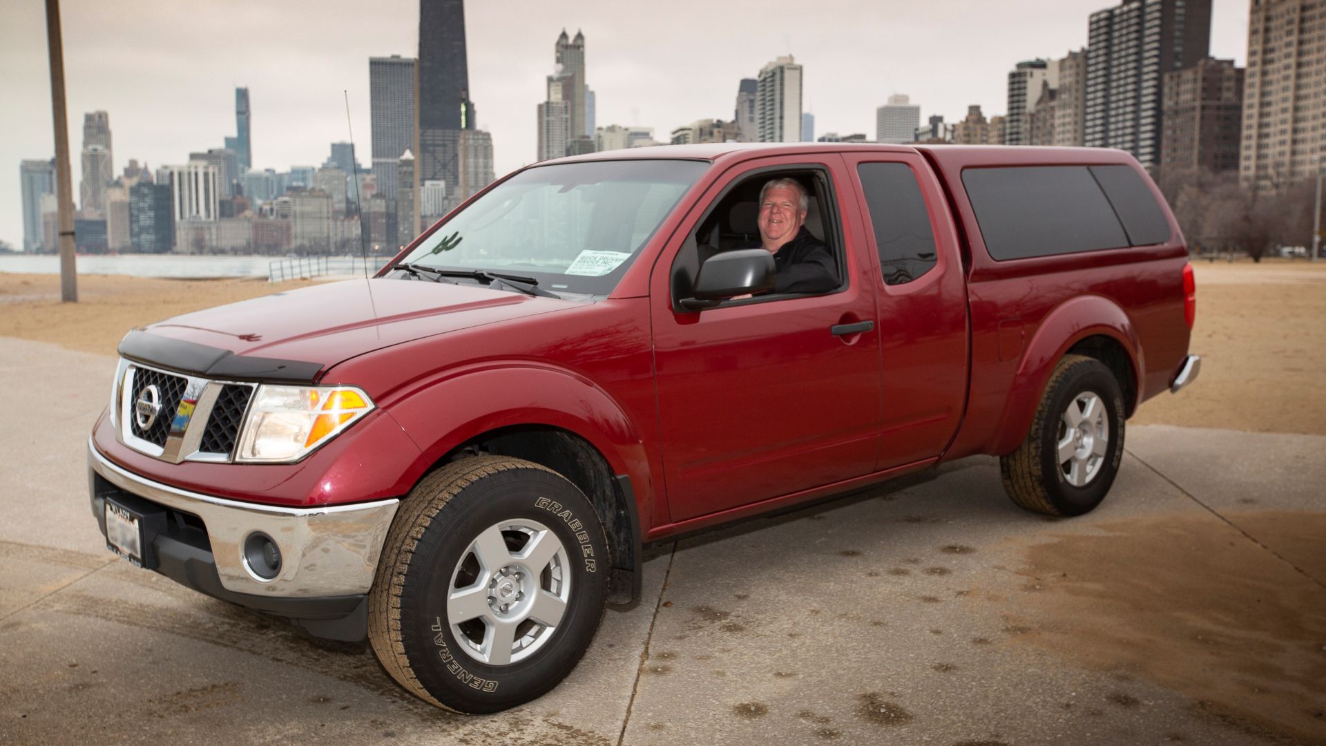 Million-mile Frontier man gifted new truck by Nissan