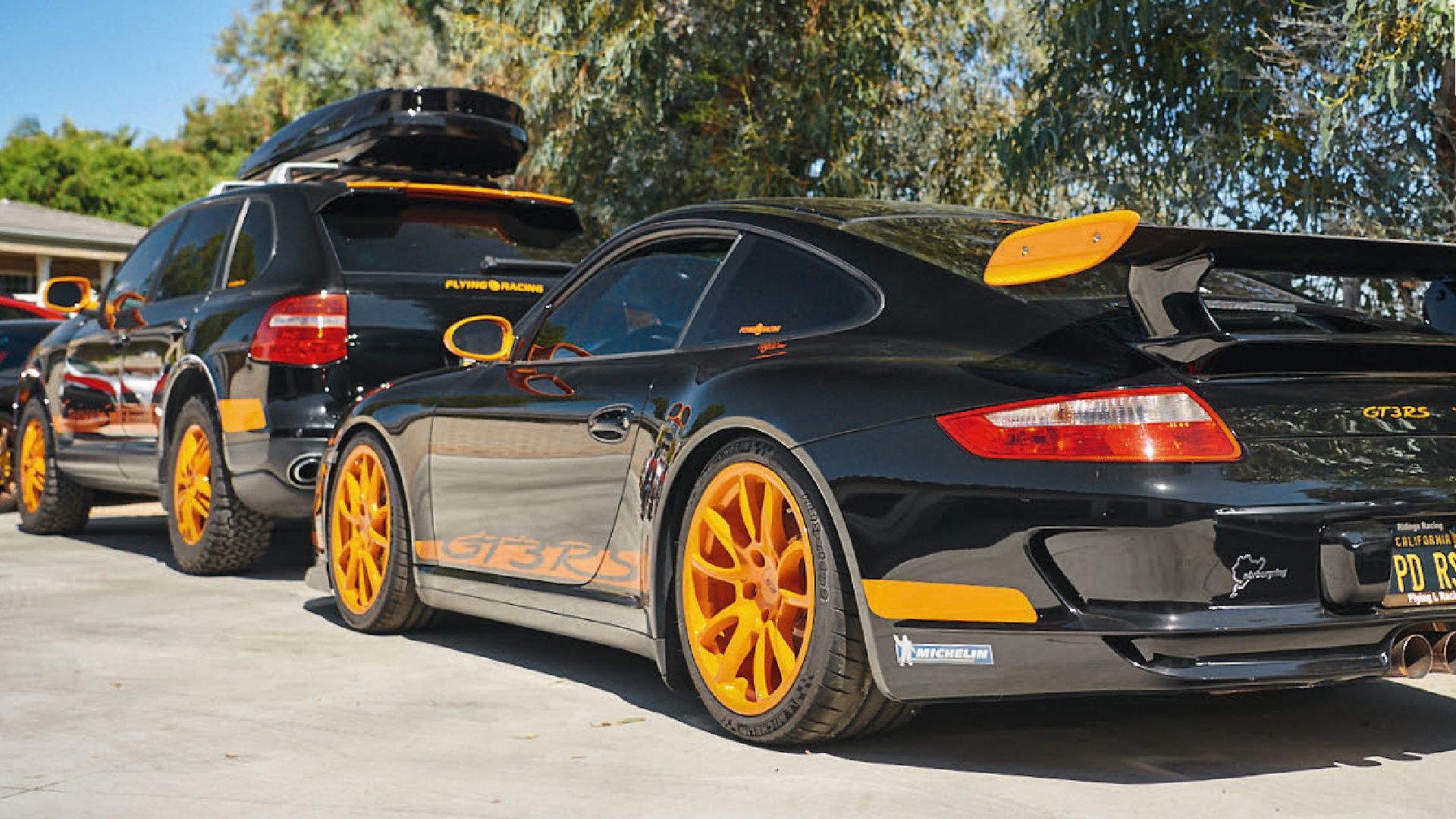 Porsche collector loves bright colours