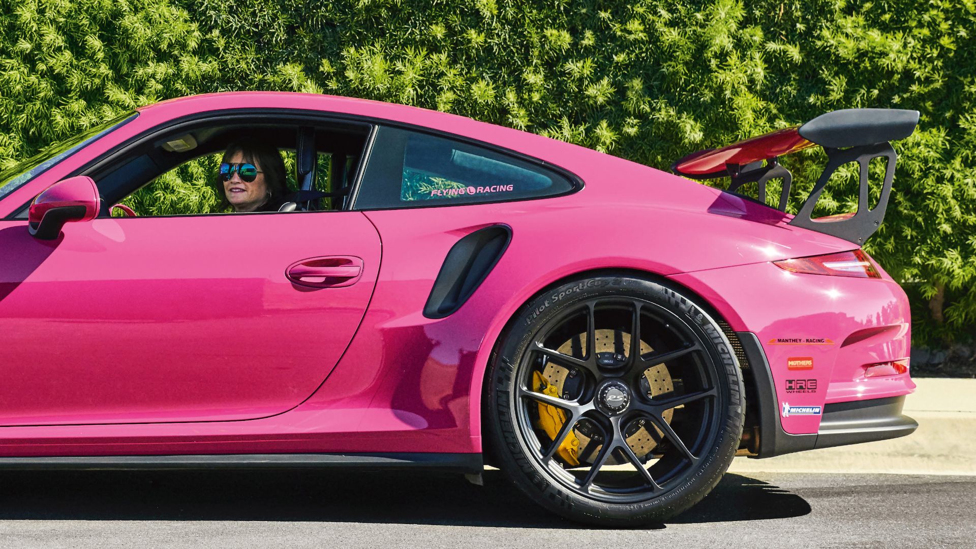 Porsche collector loves bright colours