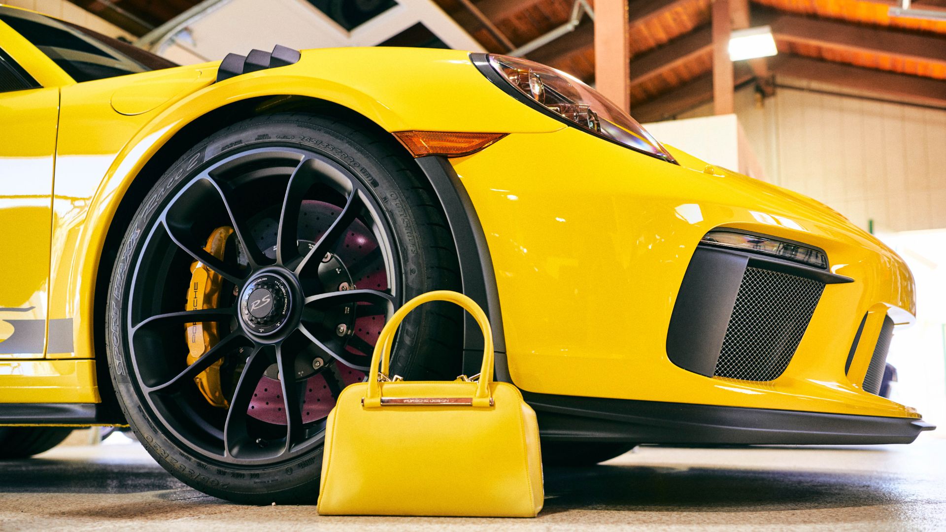 Porsche collector loves bright colours