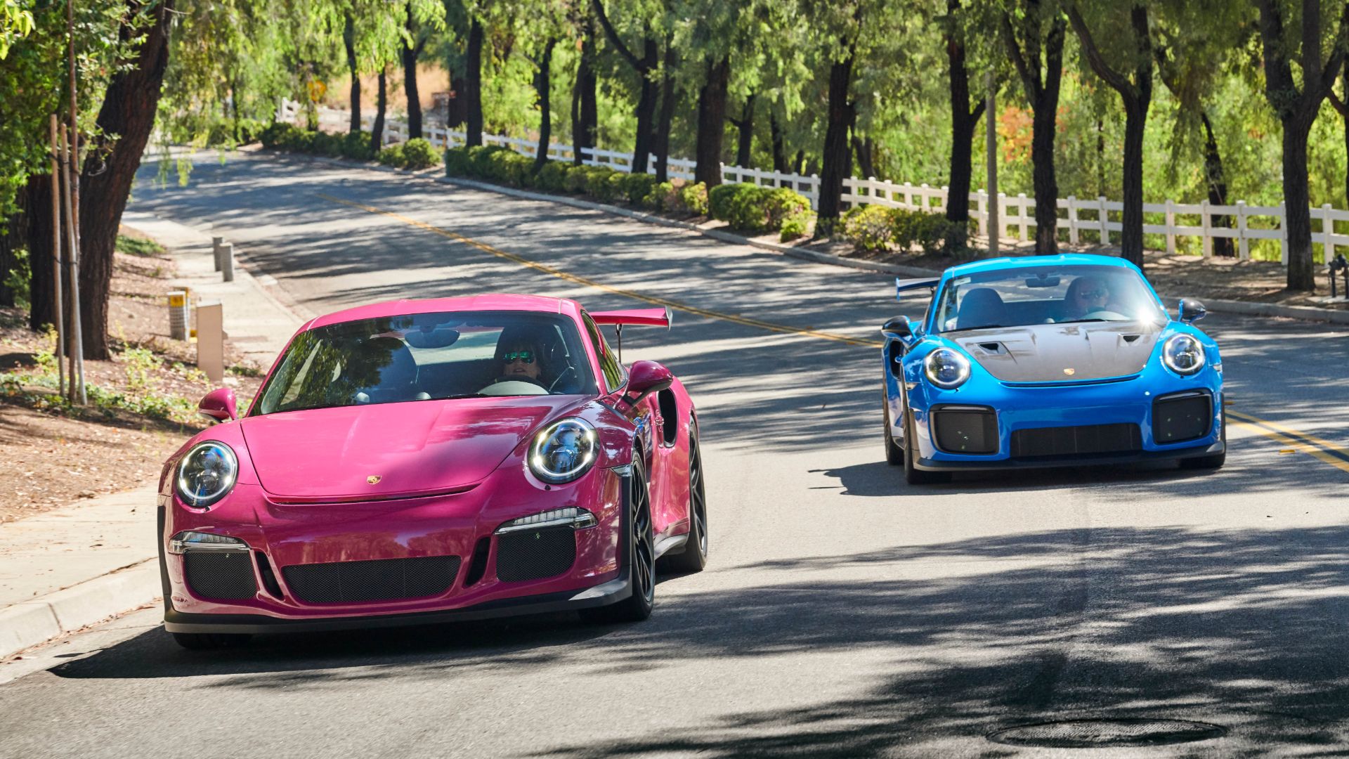 Porsche collector loves bright colours