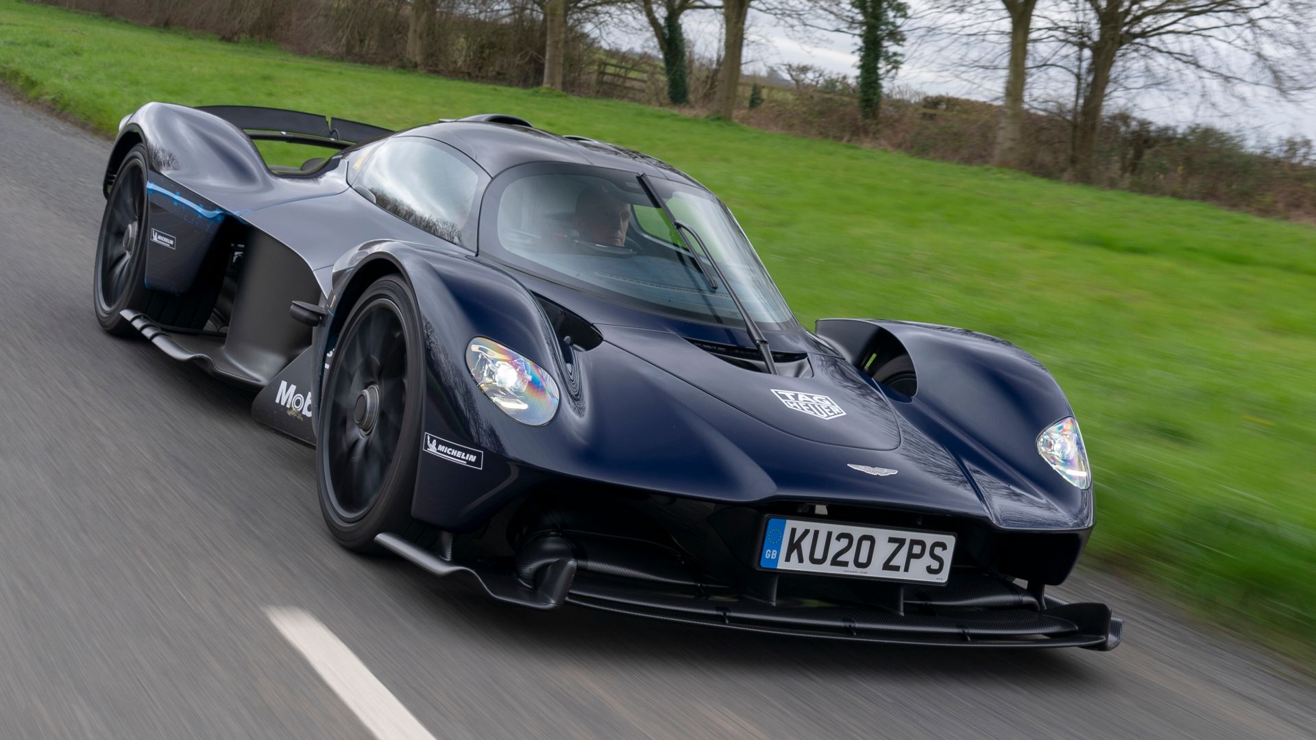 Aston Martin Valkyrie testing on the road