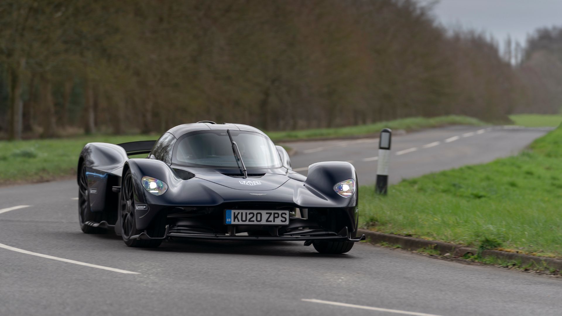 Aston Martin Valkyrie testing on the road