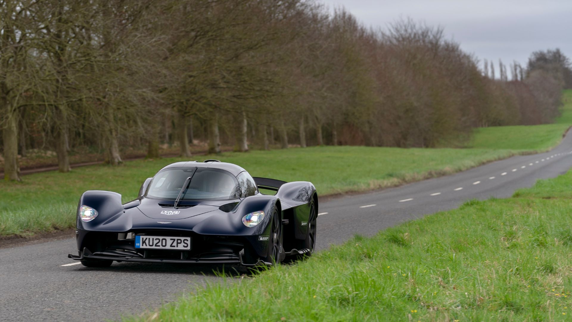 Aston Martin Valkyrie testing on the road