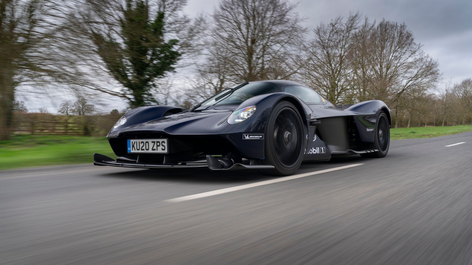 Aston Martin Valkyrie testing on the road