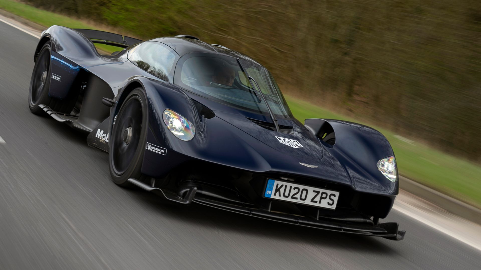 Aston Martin Valkyrie testing on the road