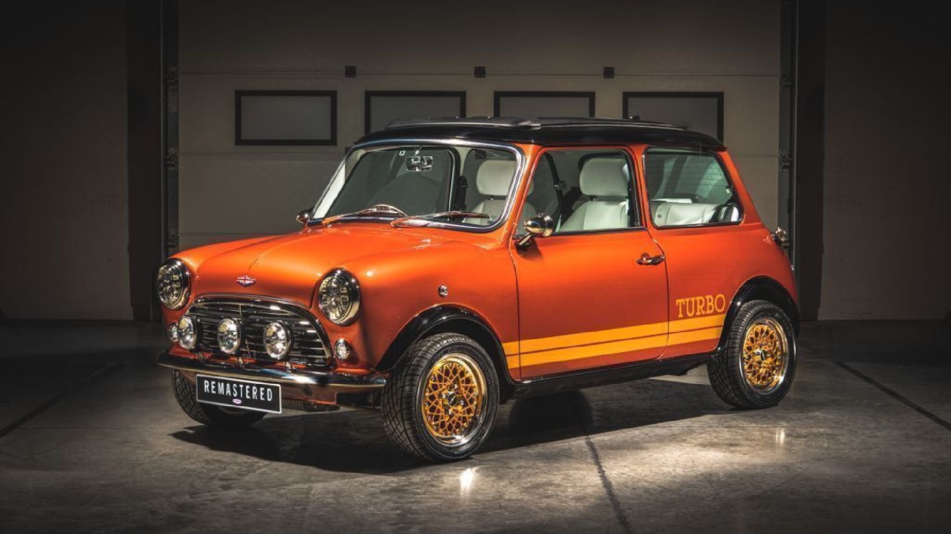 David Brown Mini homage to Bond Lotus for Simon Cowell