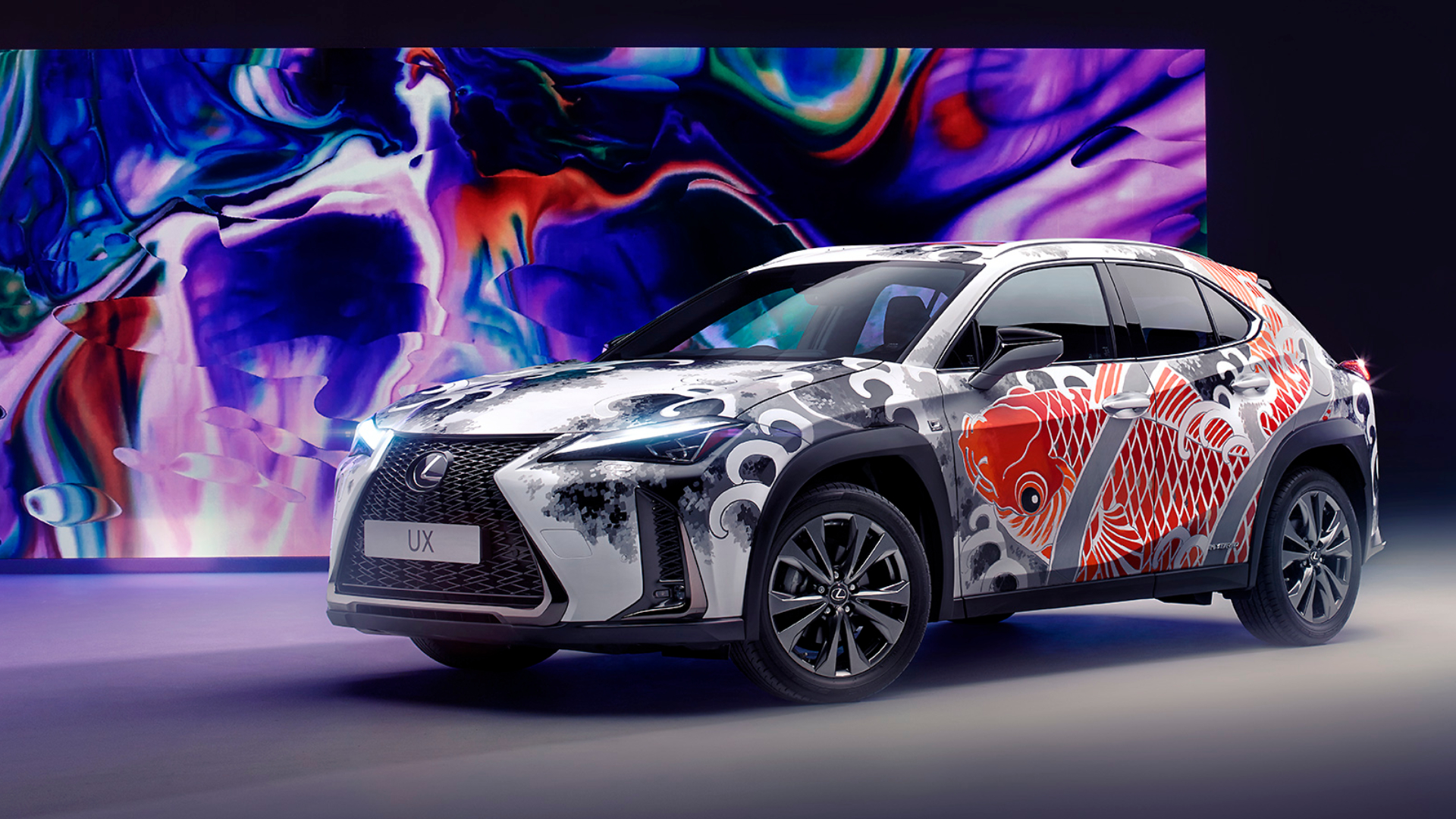 Lexus UX is the world's first tattooed car