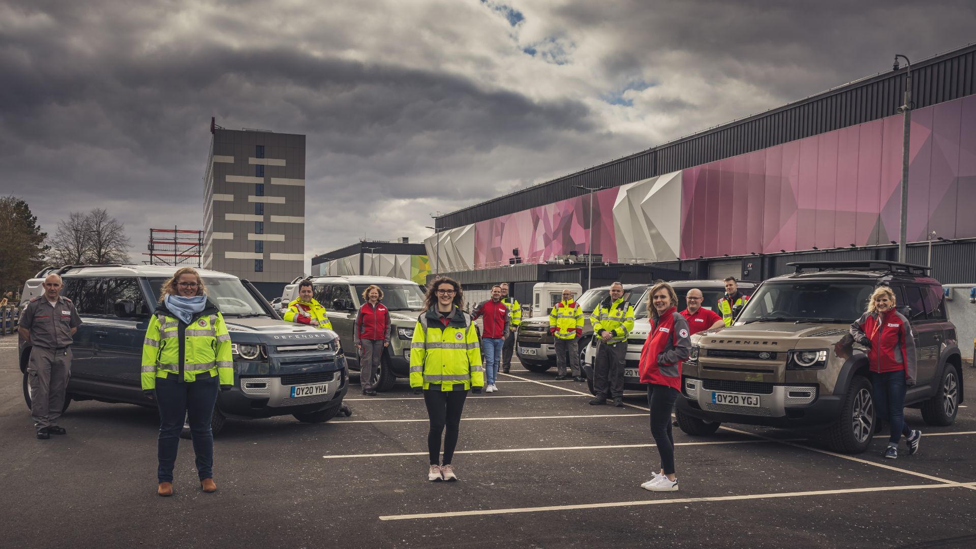 Jaguar Land Rover Red Cross coronavirus