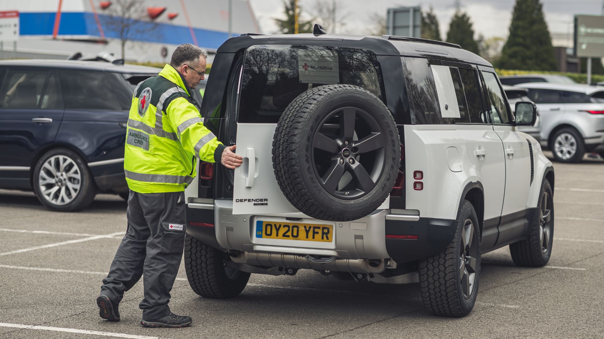 Jaguar Land Rover Red Cross coronavirus