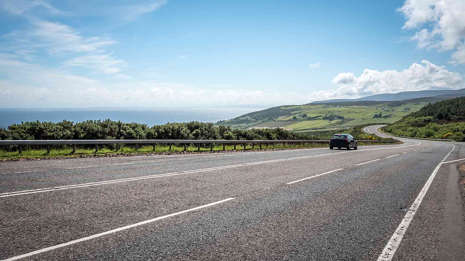 Quiet costal road