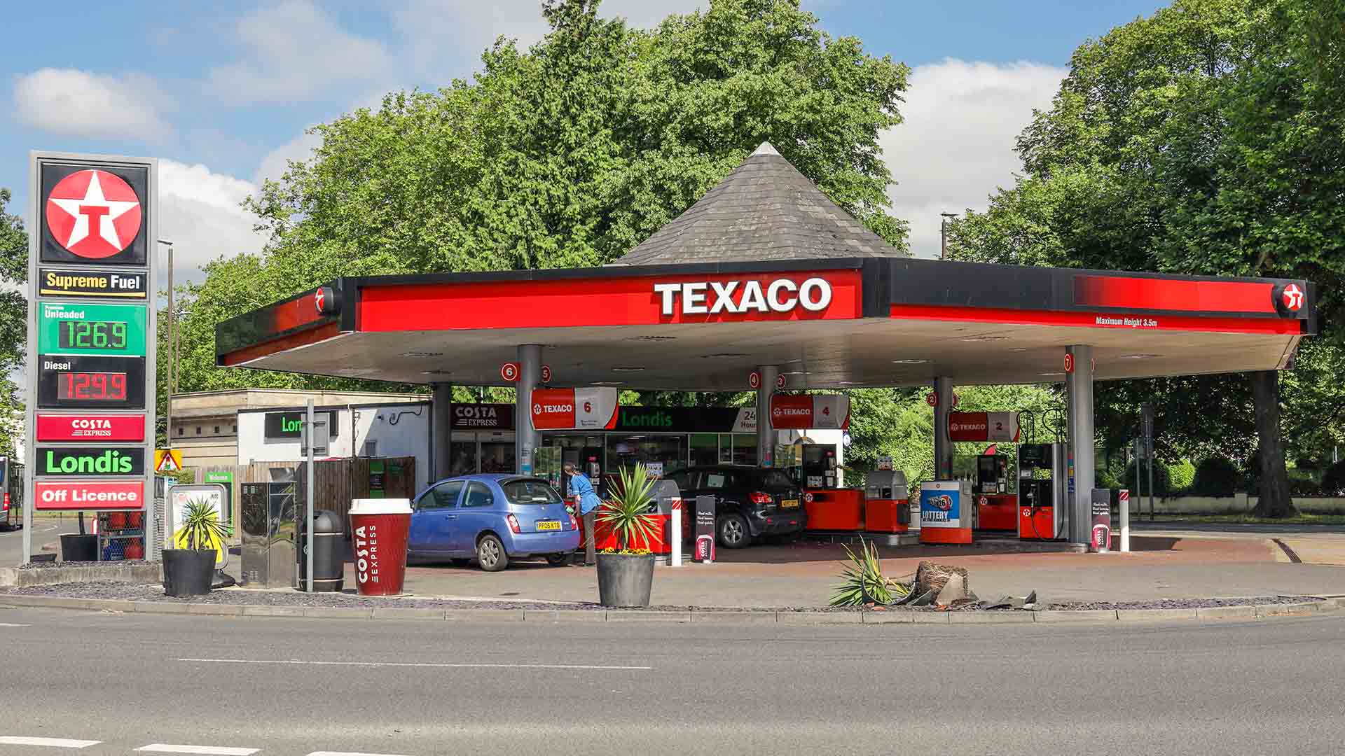 Texaco petrol station